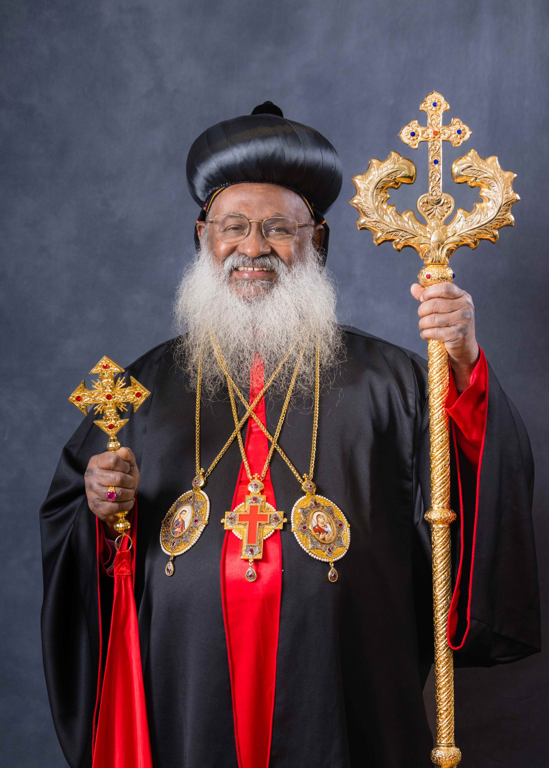 Portrait of H.H. Baselios Marthoma Mathews III, The Ninth Catholicos of the East in Malankara