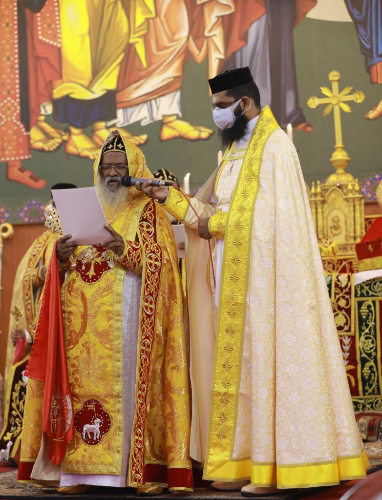 Enthronement Ceremony of His Holiness Baselios Marthoma Mathews III