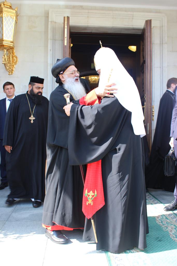 H.H Baselios Marthoma Paulose II with Kiril Patriarch
