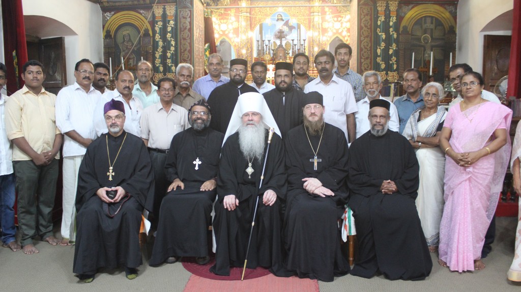 Reception to H.B.Tikon at Puthupally Church