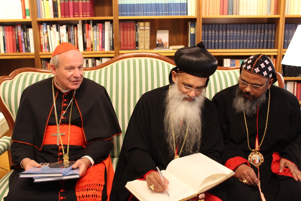 Meeting Cardinal Christoph Schönborn, the Archbishop of Vienna, September 3, 2013