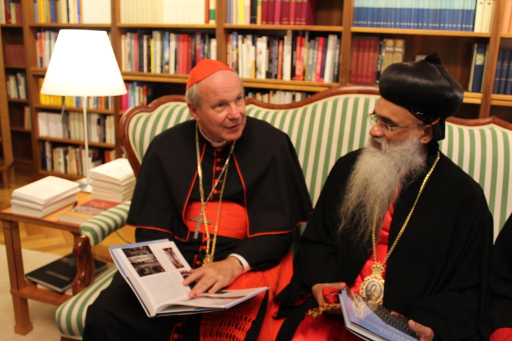 Meeting Cardinal Christoph Schönborn, the Archbishop of Vienna, September 3, 2013